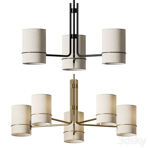'3dsky Pro - West Elm Shaw Chandelier'