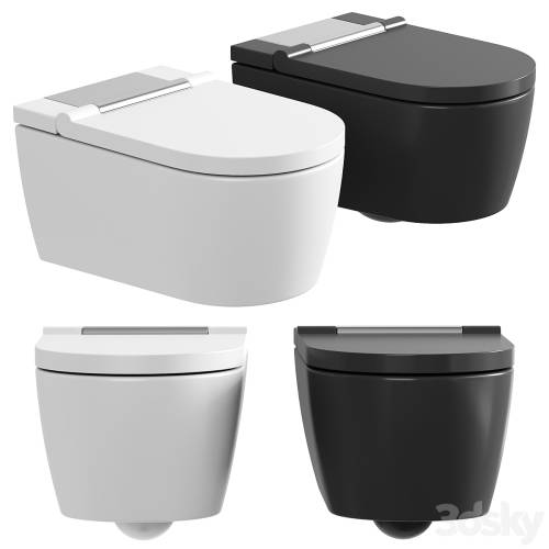 '3dsky Pro - Geberit AquaClean Sela wall-mounted complete shower toilet system'