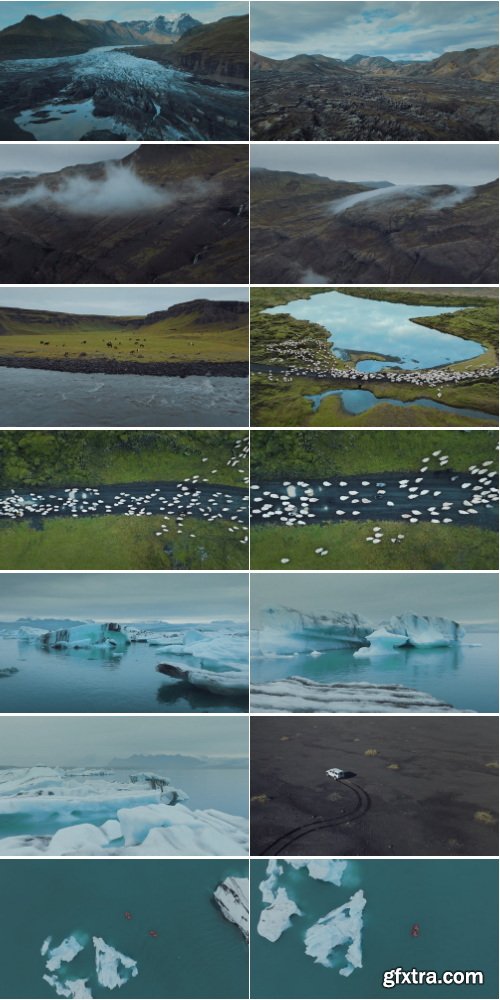 ArtList - Exploring Iceland Aerials - FHD Collections