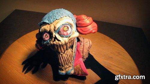 CGCookie - Sculpting a Zombie Clown Bust