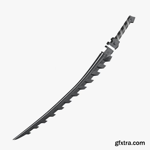 CGTrader - Fantasy Sci-Fi Sword