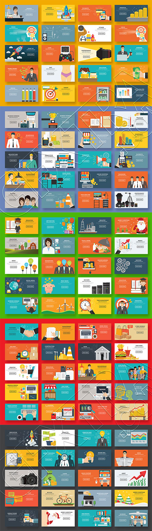 Banners Mega Bundle 100xEPS