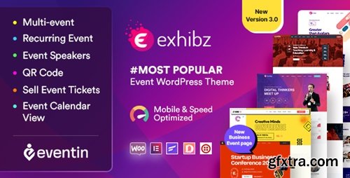 Themeforest - Exhibz | Event Conference WordPress Theme 23152909 v3.0.3