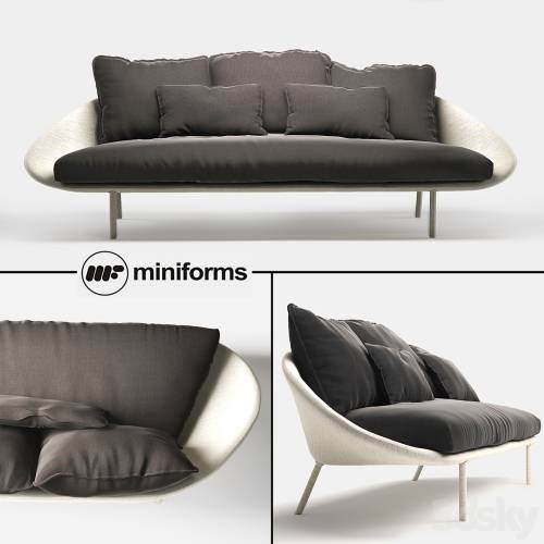'3dsky Pro - Miniforms LEM-x 3 seater sofa' '3dsky Pro - Miniforms LEM-x 3 seater sofa'