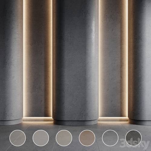 '3dsky Pro - concrete set | decorative plaster | 2'