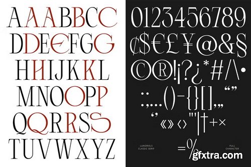CreativeMarket - Lunoriels – Classic Serif Font