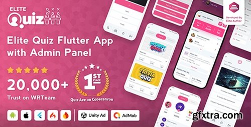 Themeforest - Elite Quiz - Trivia Quiz | Quiz Game - Flutter Full App + Admin Panel v2.3.2