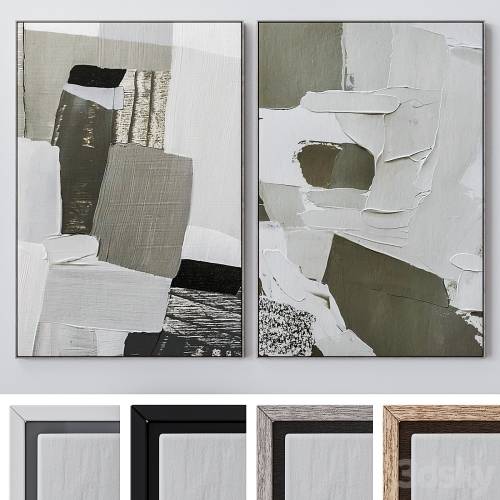 '3dsky Pro - Set of large wall paintings 1989' '3dsky Pro - Set of large wall paintings 1989'