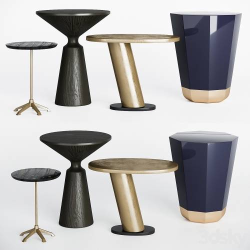'3dsky Pro - Arteriors side round tables set'