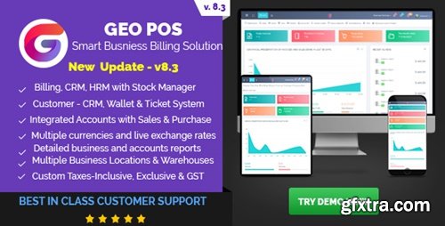 CodeCanyon - Geo POS - Point of Sale, Billing and Stock Manager Application 22482001 v8.3