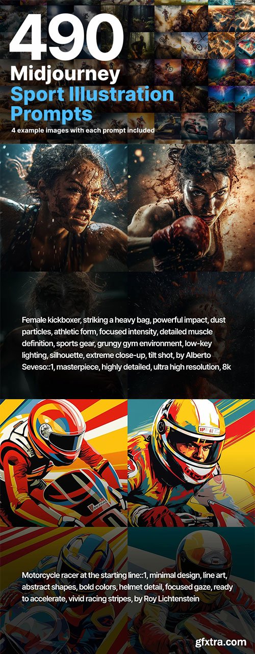 490 Midjourney Prompts for Sports