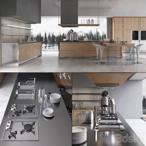 '3dsky Pro - Contemporary kitchen 02'