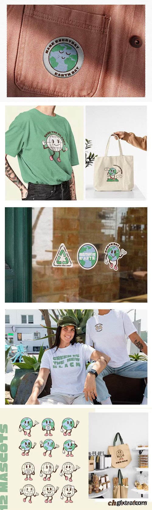 Everyday Earth Day Vector Designs Collection Everyday Earth Day Vector Designs Collection