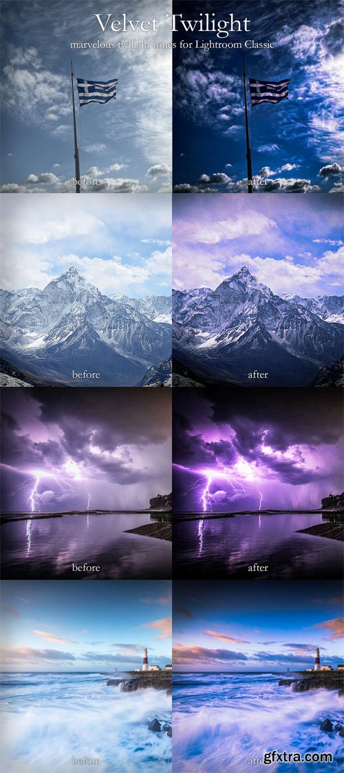 Velvet Twilight - Desktop Lightroom Preset