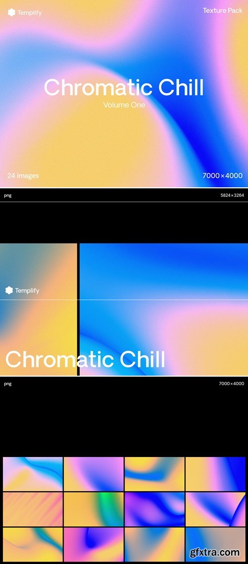 Chromatic Chill | Texture Background Pack