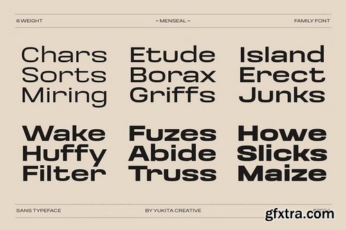 CreativeMarket - Menseal Family Font