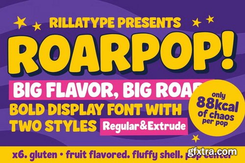 CreativeMarket - Roarpop - Fun Bold Font