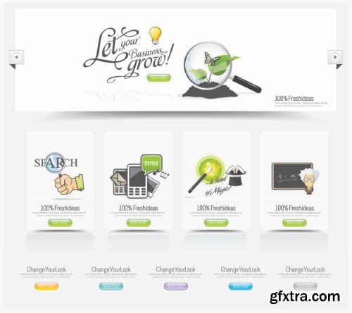 Web Design Elements #3, 24xEPS