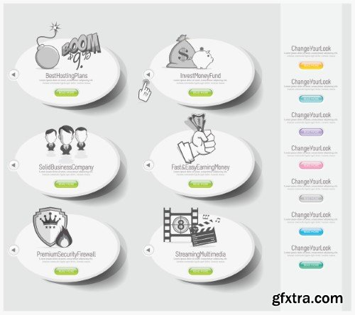 Web Design Elements #3, 24xEPS