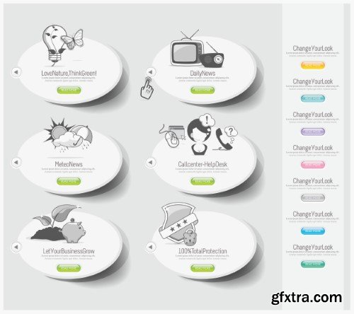 Web Design Elements #3, 24xEPS