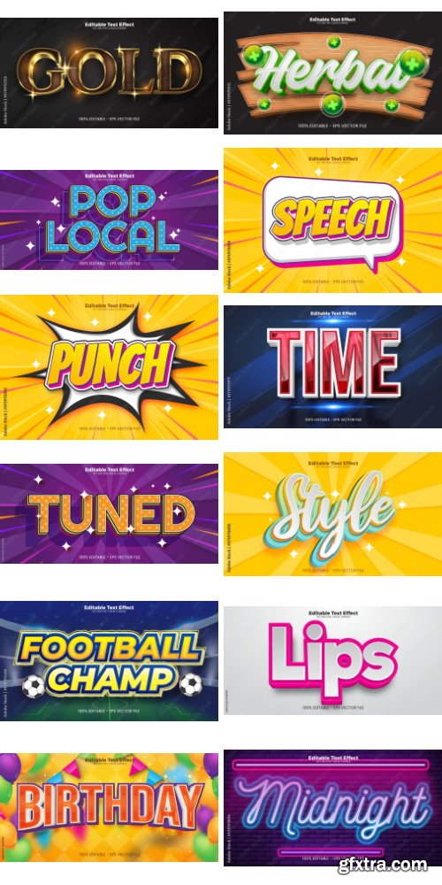 Editable Text Effect In Modern Trend Style 1 500xAI