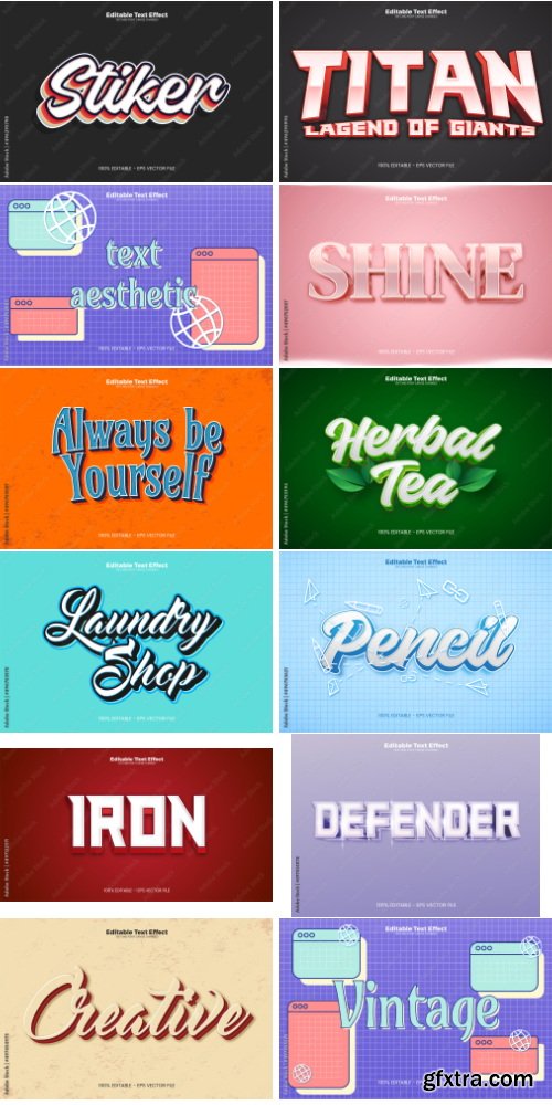 Editable Text Effect In Modern Trend Style 2 500xAI