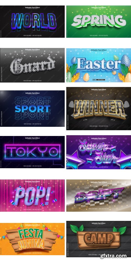 Editable Text Effect In Modern Trend Style 2 500xAI