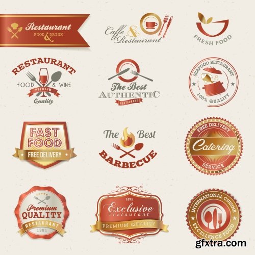 Vector Labels Collection #2, 25xEPS