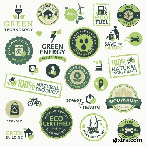 Vector Labels Collection #2, 25xEPS