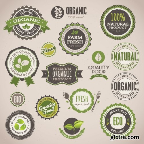 Vector Labels Collection #2, 25xEPS