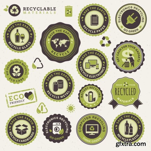 Vector Labels Collection #2, 25xEPS