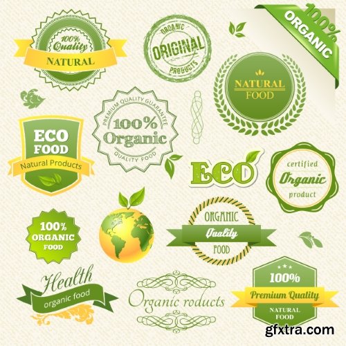 Vector Labels Collection #3, 25xEPS