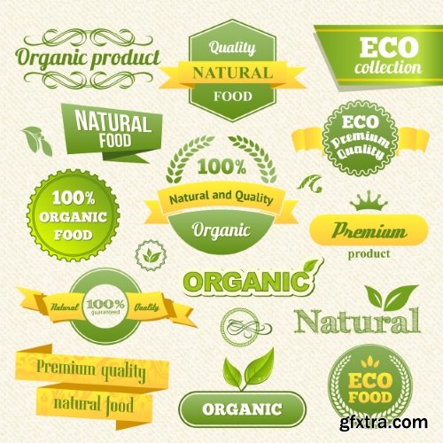 Vector Labels Collection #3, 25xEPS