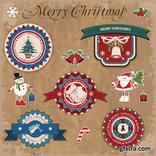 Vector Labels Collection #3, 25xEPS