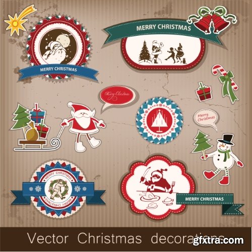 Vector Labels Collection #3, 25xEPS