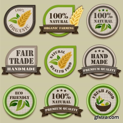 Vector Labels Collection #3, 25xEPS