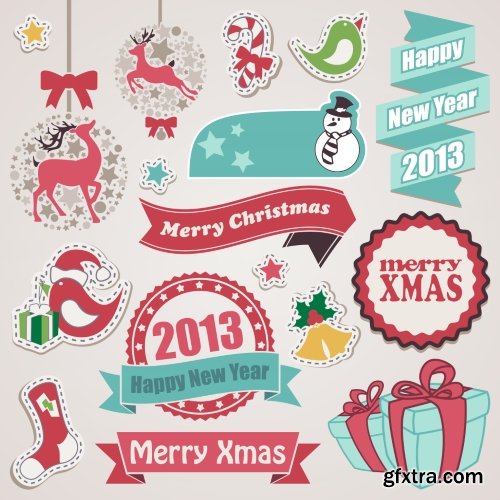 Vector Labels Collection #3, 25xEPS