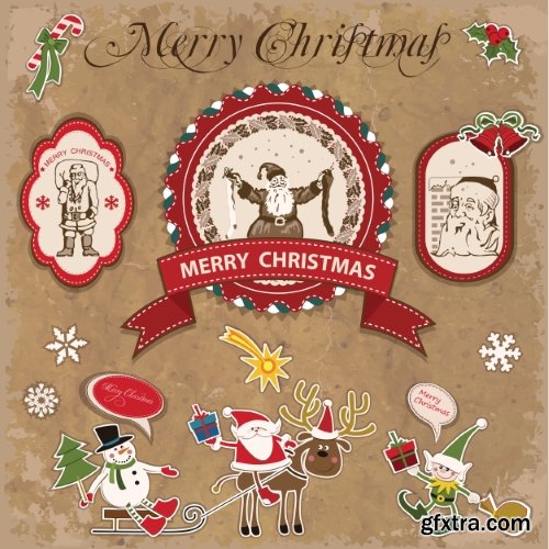 Vector Labels Collection #3, 25xEPS