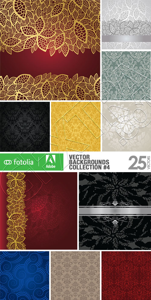 Vector Backgrounds Collection #4, 25xEPS