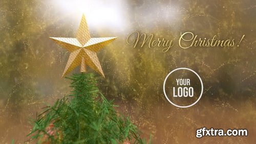 After Effects Template Of Christmas Tree Logo Reveal