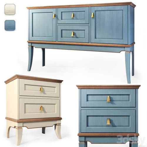 '3dsky Pro - Dresser and nightstand Telma, Gomeldrev. Dresser, nightstand'