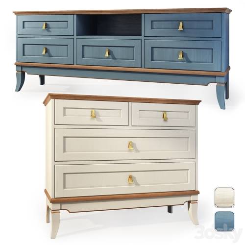 '3dsky Pro - Dresser and TV stand Thelma, Gomeldrev. Dresser, Tvstand'