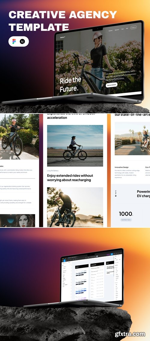 Elektra - E-bike landing template