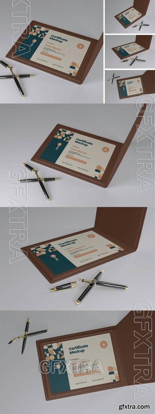 Certificate Mockup FRSH7NL Certificate Mockup FRSH7NL