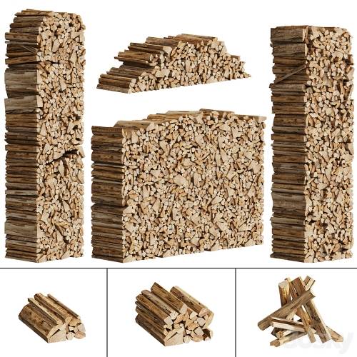 '3dsky Pro - 038_Firewood Logs 01 Packed Stacks 00' '3dsky Pro - 038_Firewood Logs 01 Packed Stacks 00'