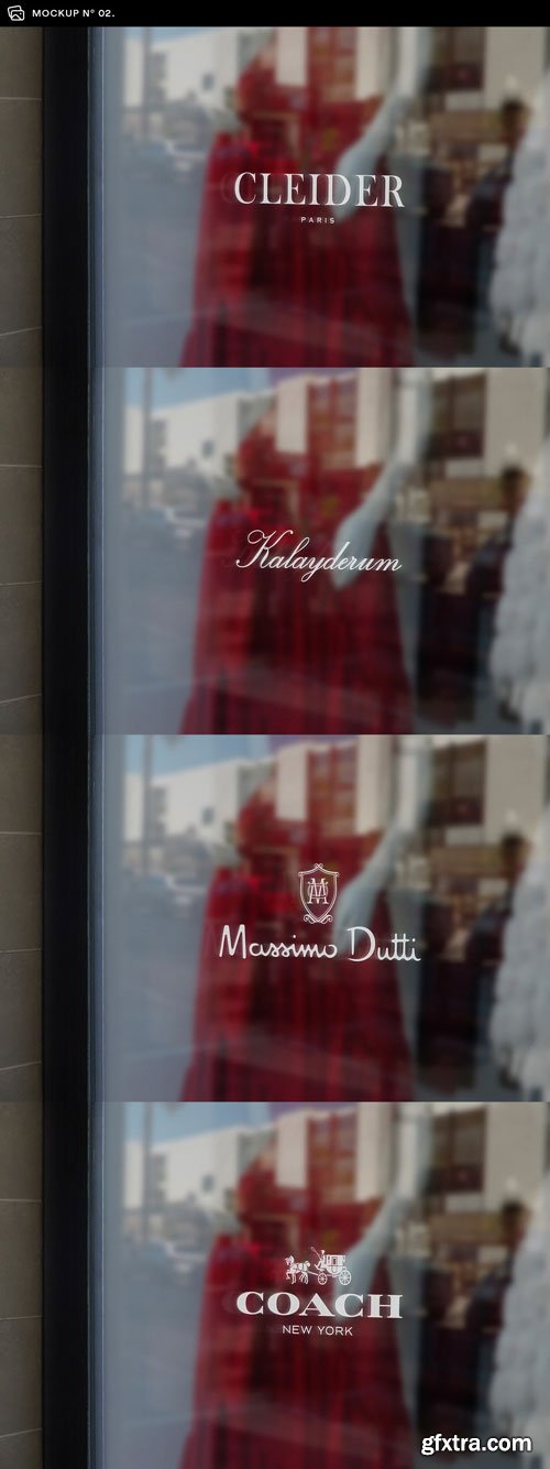 Asylab - 25 Window Signs Logo Mockups - V1