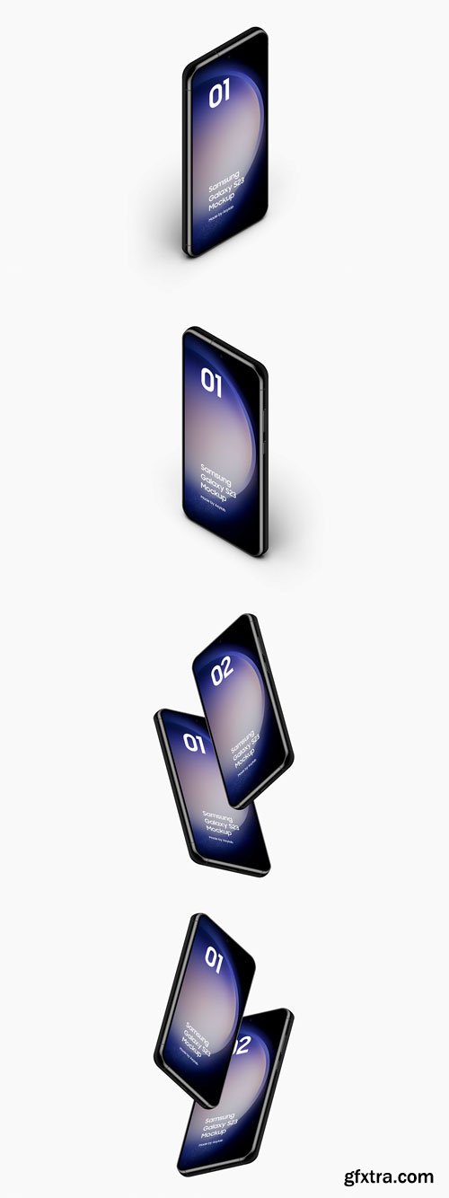 Asylab - Samsung Galaxy S23 - 21 Mockups Scenes