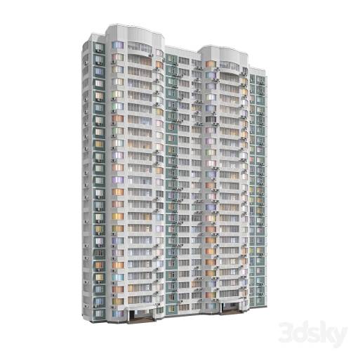 '3dsky Pro - KOPE M sail 2 sections 23 floors' '3dsky Pro - KOPE M sail 2 sections 23 floors'