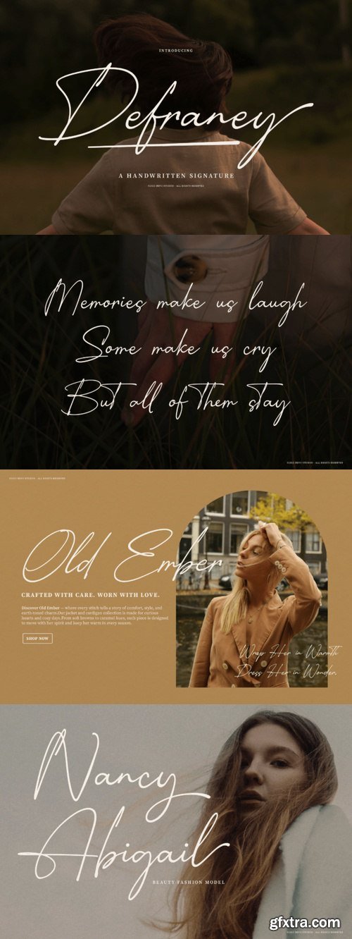 Creativemarket - Defraney Font