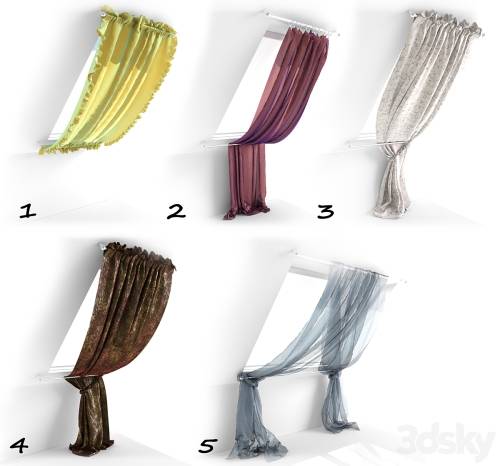 '3dsky Pro - 5 blinds for lofts'